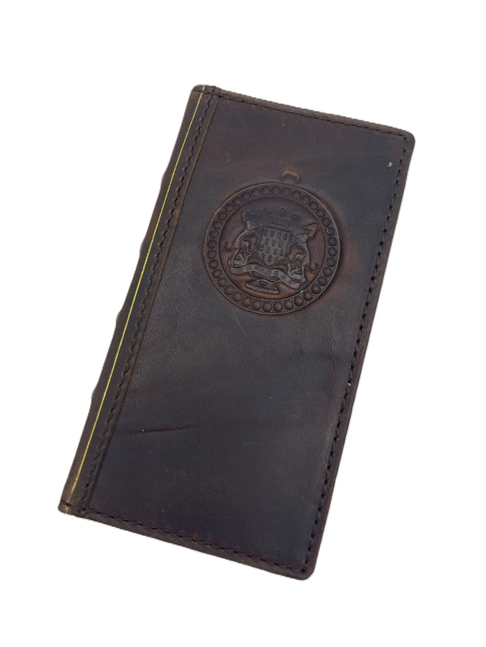 Handmade Leather Wallet Case for Vivo X Fold 3 Pro: Art Book Style