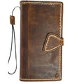 Handmade Leather Wallet Case for Vivo X Fold 3 Pro: Book Style Cover