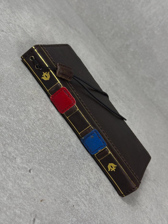 Handmade Leather Wallet Case: Galaxy S21 S22 S23 S24 S25, Book Design