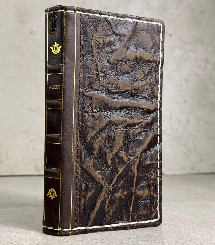 Handmade Leather Wallet Case: Galaxy S21 S22 S23 S24 S25 Ultra, Card Slots