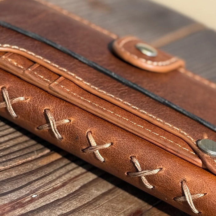 Handmade Leather Wallet Case: Galaxy S21 S22 S23 S24 S25 Ultra, Card Slots