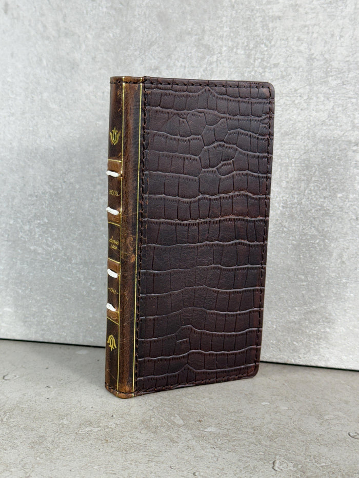 Handmade Leather Wallet Case: Galaxy S21 S22 S23 S24 S25 Ultra, Card Slots