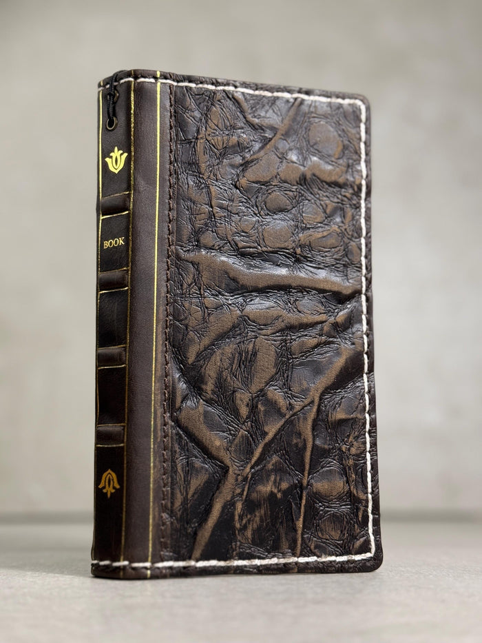 Handmade Leather Wallet Case: Galaxy S21 S22 S23 S24 S25 Ultra, Card Slots