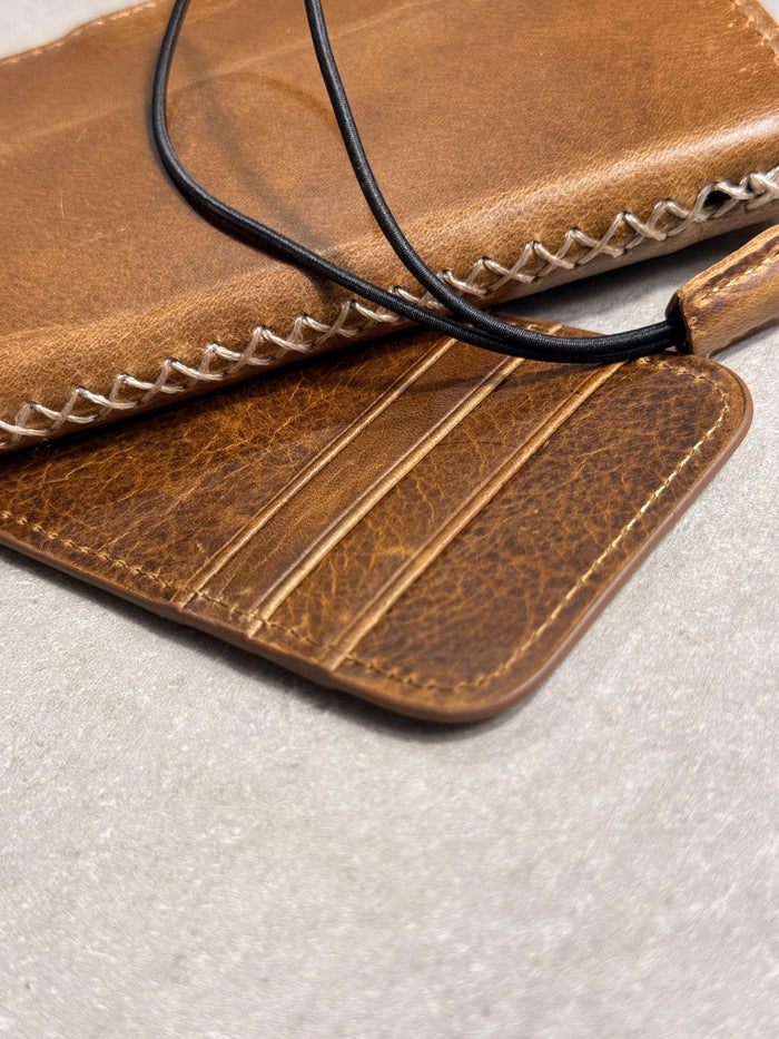 Handmade Leather Wallet Case: Galaxy S21 S22 S23 S24 S25 Ultra, Card Slots