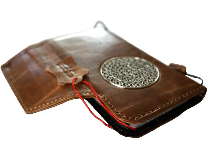 Handmade Leather Wallet Case: Galaxy S21 S22 S23 S24 Ultra, Note 10 20 Ultra
