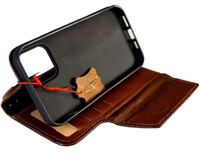 Handmade Leather Wallet Case: Galaxy S21 S22 S23 S24 Ultra, Note 10 20 Ultra