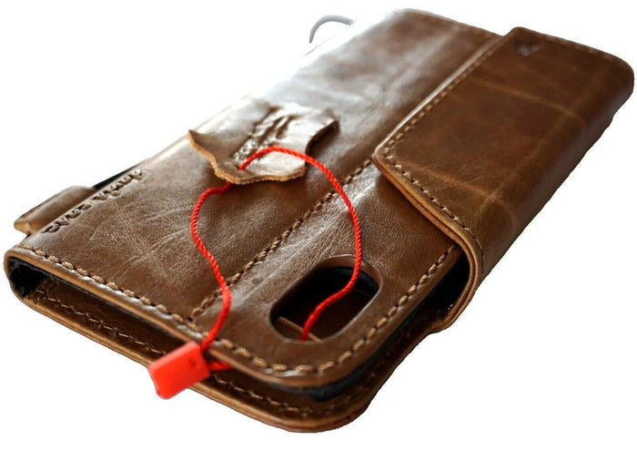 Handmade Leather Wallet Case: Galaxy S21 S22 S23 S24 Ultra, Note 10 20 Ultra