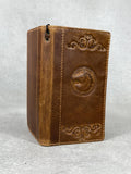 Handmade Leather Wallet Case: Google Pixel, Tree of Love Design