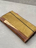 Handmade Leather Wallet Case: Samsung Galaxy, Card Slots, Book Design