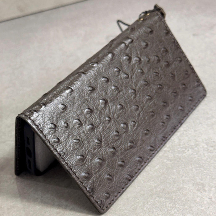 Handmade Leather Wallet Case: Samsung Galaxy, Card Slots, Book Design