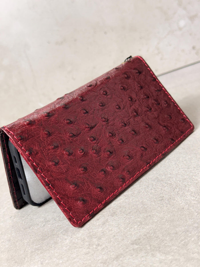 Handmade Leather Wallet Case: Samsung Galaxy, Card Slots, Book Design