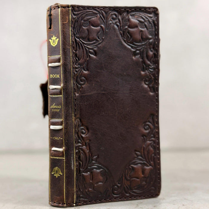 Handmade Leather Wallet Phone Case: Galaxy S26 S25 S24