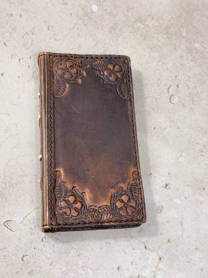 Handmade Leather Wallet Phone Case: Galaxy S26 S25 S24