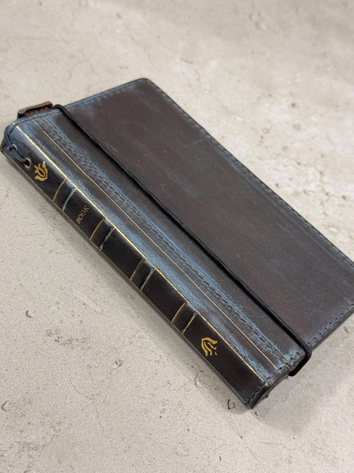 Handmade Leather Wallet Phone Case: Galaxy S26 S25 S24
