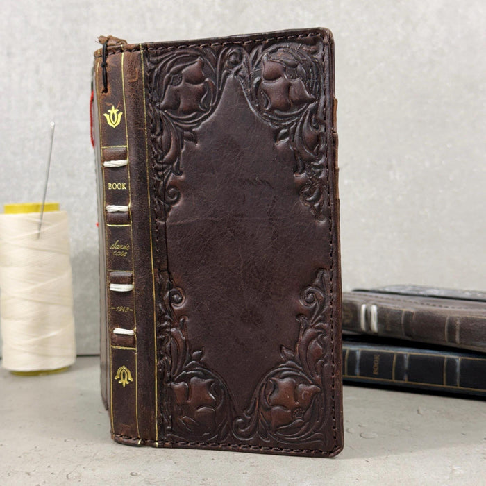 Handmade Leather Wallet Phone Case: Galaxy S26 S25 S24
