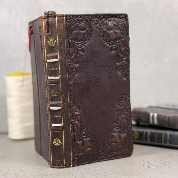 Handmade Leather Wallet Phone Case: Galaxy S26 S25 S24