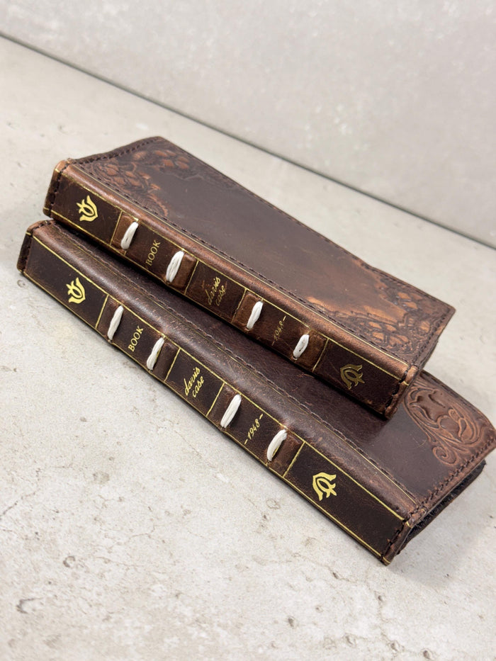 Handmade Leather Wallet Phone Case: Galaxy S26 S25 S24