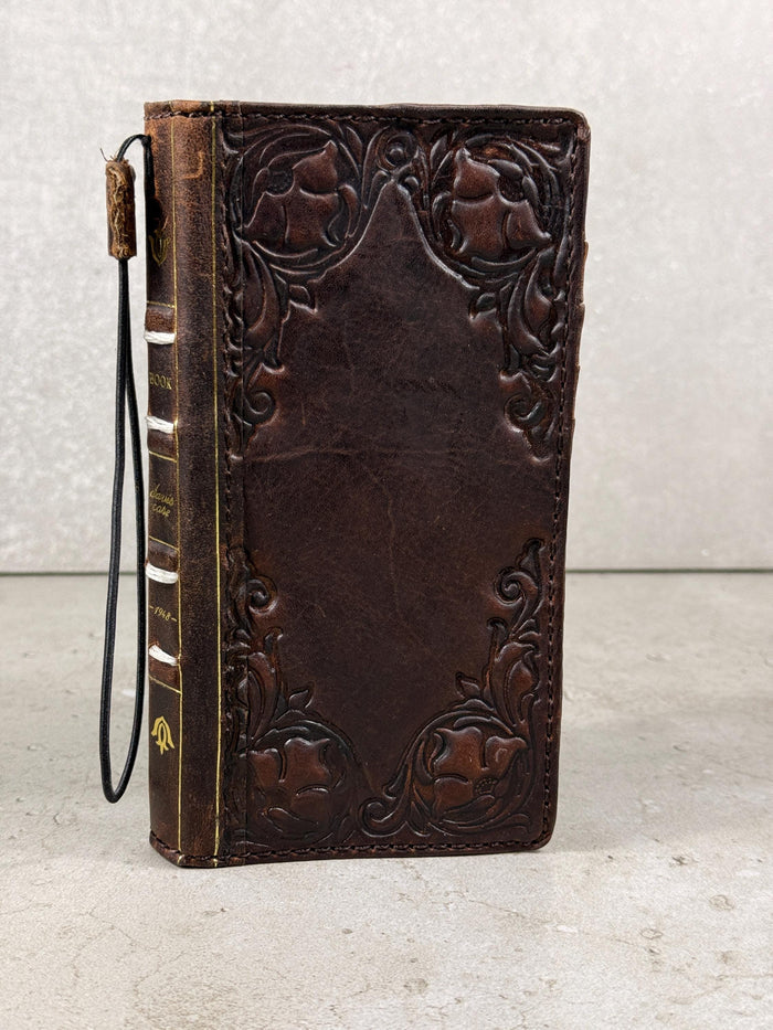 Handmade Leather Wallet Phone Case: Galaxy S26 S25 S24