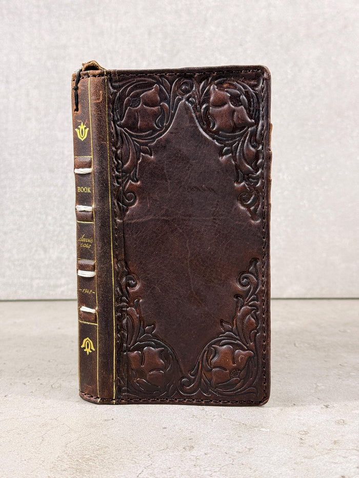 Handmade Leather Wallet Phone Case: Galaxy S26 S25 S24
