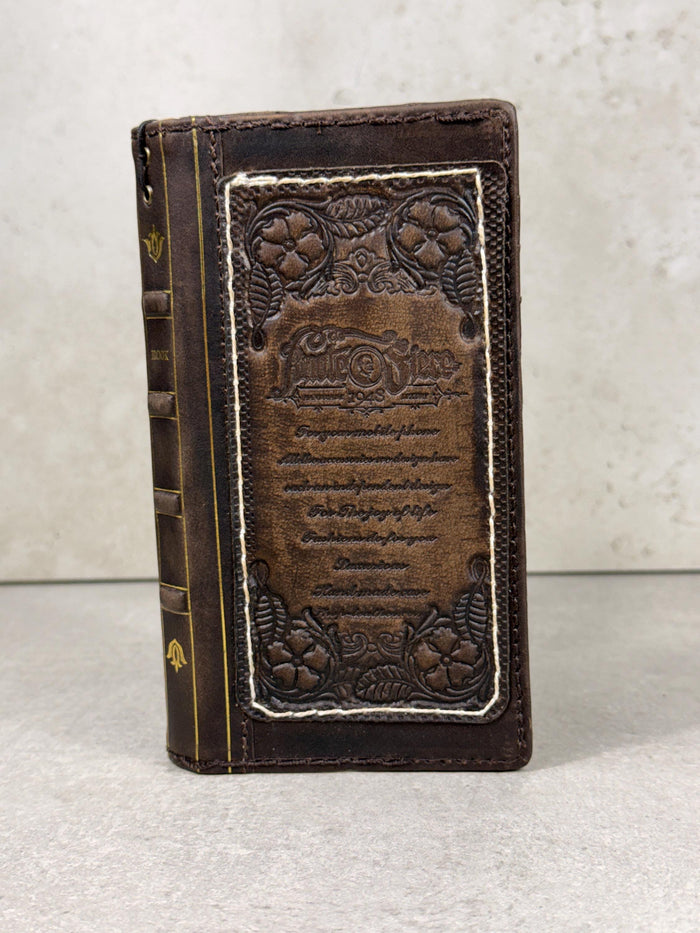 Handmade Leather Wallet Phone Case: Galaxy S26 S25 S24