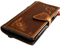 Handmade Leather Wallet Phone Case: Jesus Cross Design