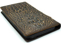 Handmade Leather Wallet Phone Case: Samsung Galaxy, Card Slots