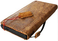 Handmade Leather Wallet Phone Case: Samsung Galaxy, Card Slots