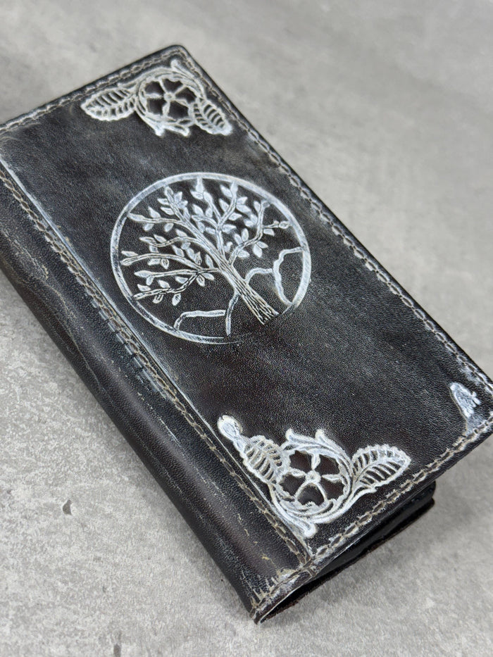 Handmade Oiled Leather Wallet Case for OnePlus