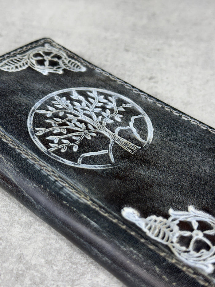 Handmade Oiled Leather Wallet Case for OnePlus