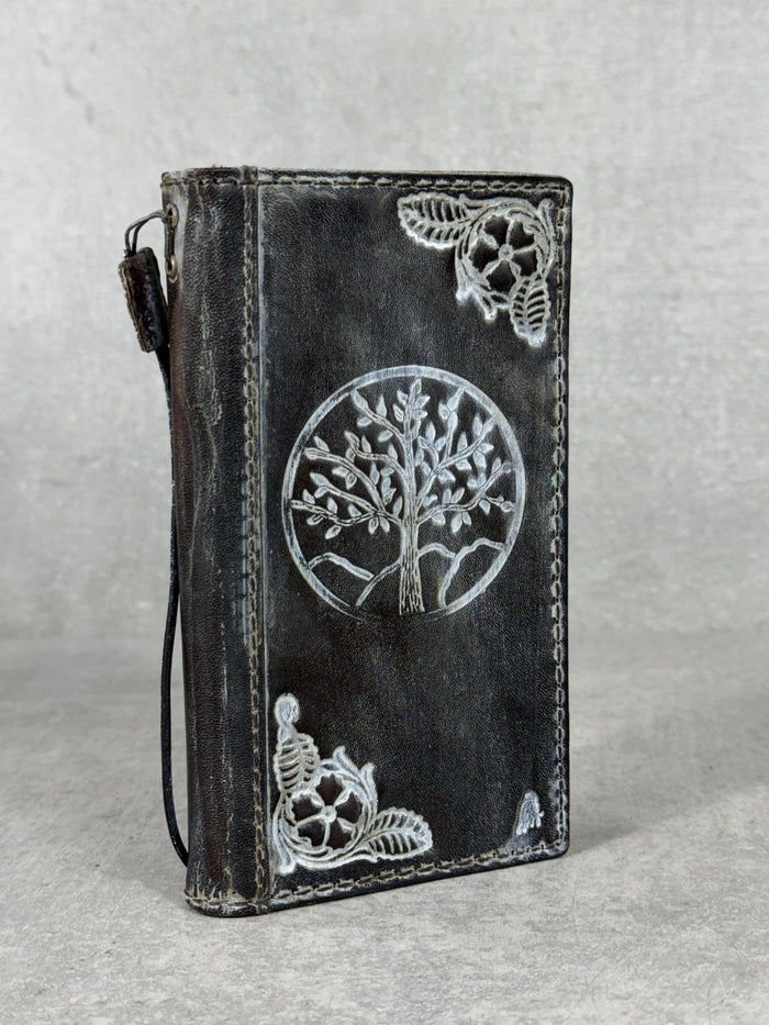 Handmade Oiled Leather Wallet Case for OnePlus