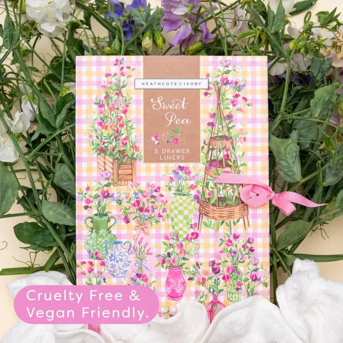 Heathcote & Ivory - Sweet Pea Scented Drawer Liners