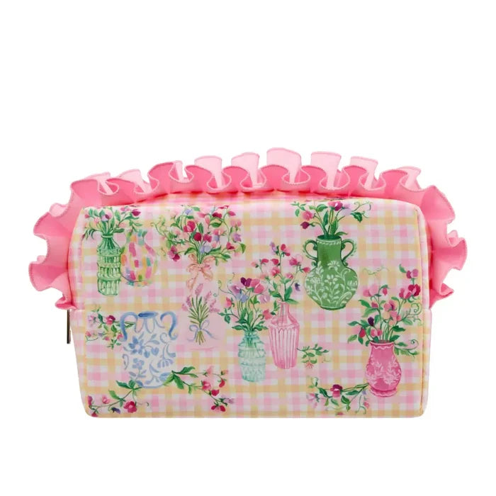 Heathcote & Ivory Sweat Pea Ruffle Wash bag