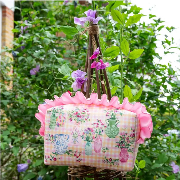 Heathcote & Ivory Sweat Pea Ruffle Wash bag