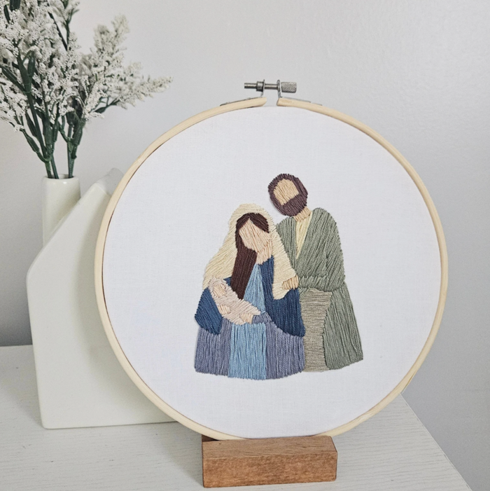 Holy Family Embroidery