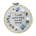 I Shall Spend Embroidery