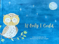 Book cover with an owl illustration and text on a blue background