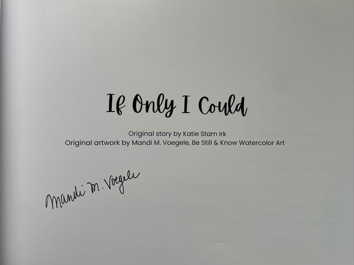 Text on a gray background with 'If Only I Could' and artist's name.