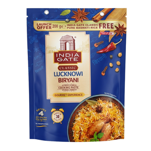 India Gate Classic Lucknowi Biryani Kit (400g)
