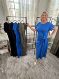 Jane Elize - Knot Front Maxi Dress