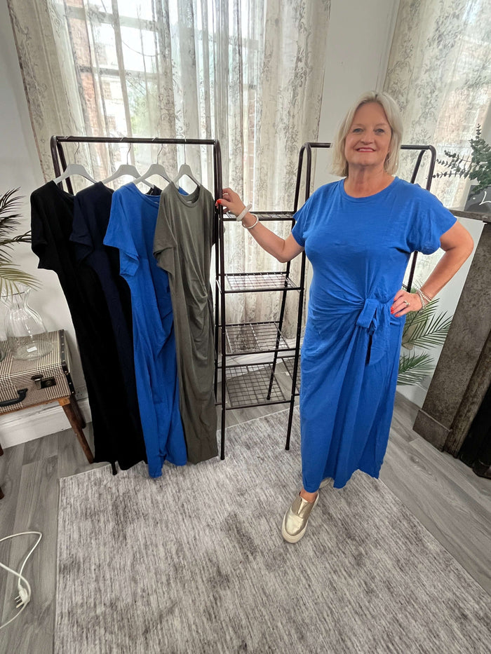 Jane Elize - Knot Front Maxi Dress