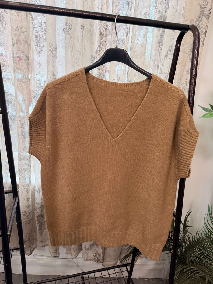 Jennifer V-Neck Tabard Jumpe