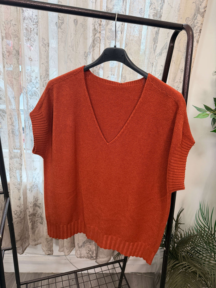 Jennifer V-Neck Tabard Jumpe