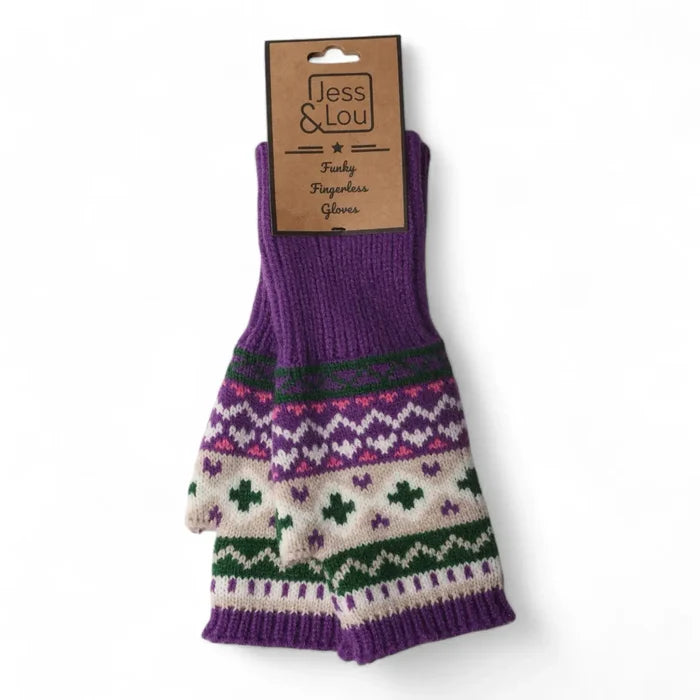 Jess & Lou - Nordic Fingerless Glove/Wrist Warmer