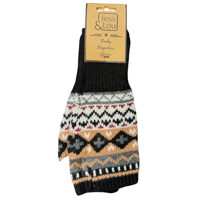 Jess & Lou - Nordic Fingerless Glove/Wrist Warmer
