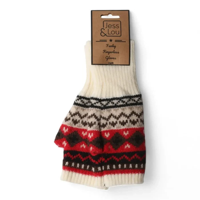 Jess & Lou - Nordic Fingerless Glove/Wrist Warmer