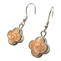 Jess & Lou - Pearlescent Clover Drop Earring Pink