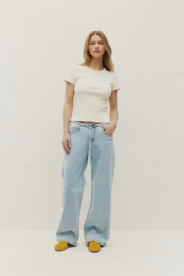 Kuala Tee KWG Rib Tee Ivory