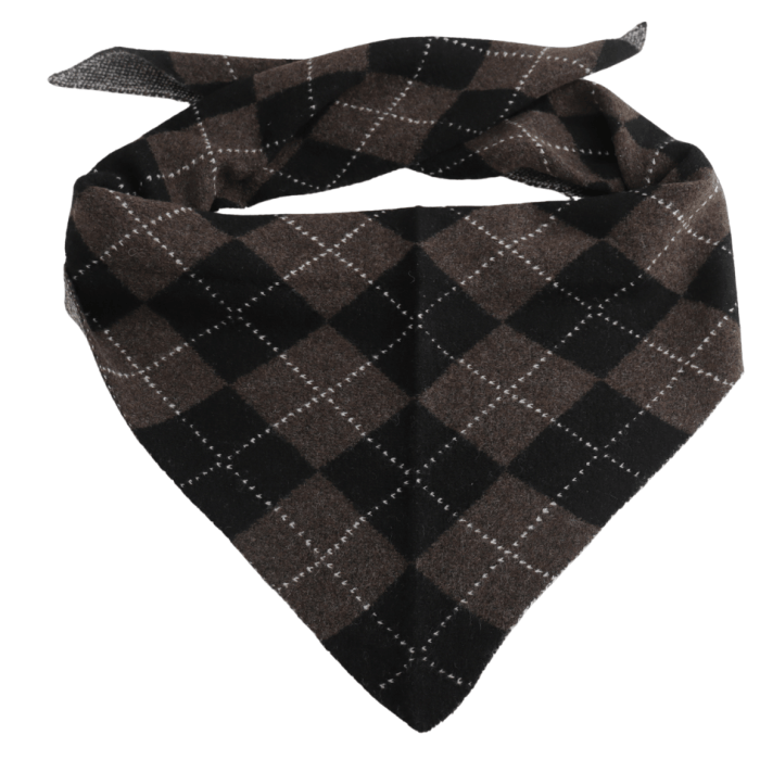 Ladies Argyle Triangle Scarf