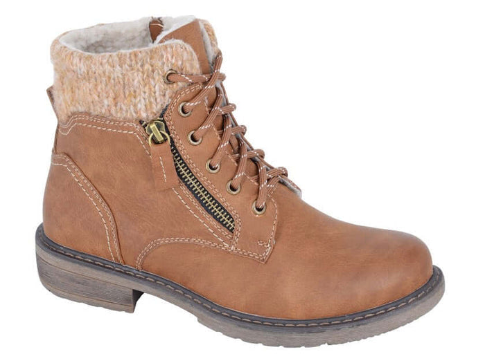 Ladies Camel Winter Boot - Tania