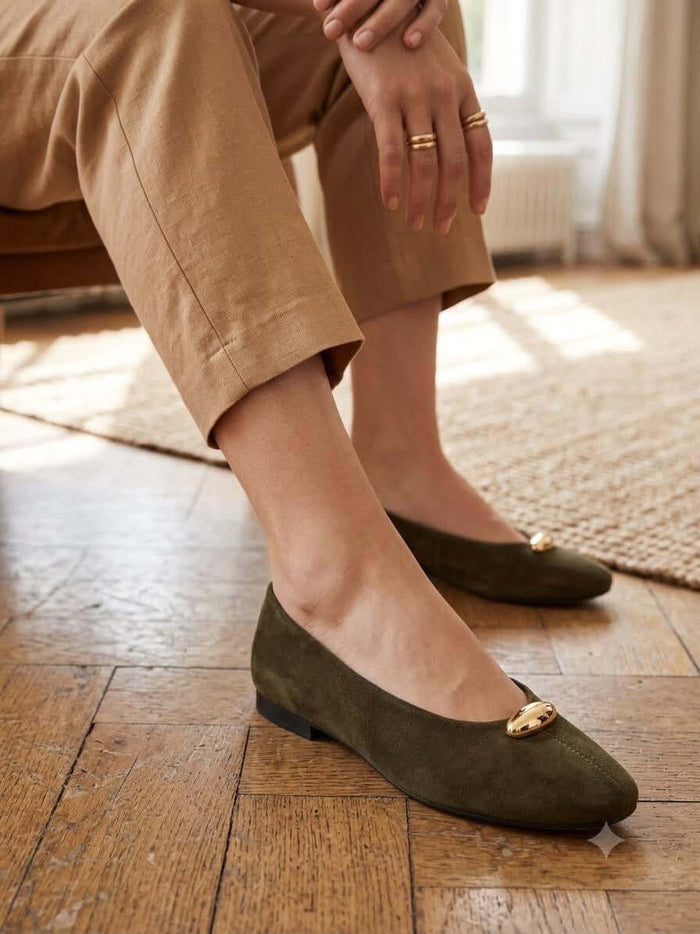 Ladies Classic Ballet Flat Shoe